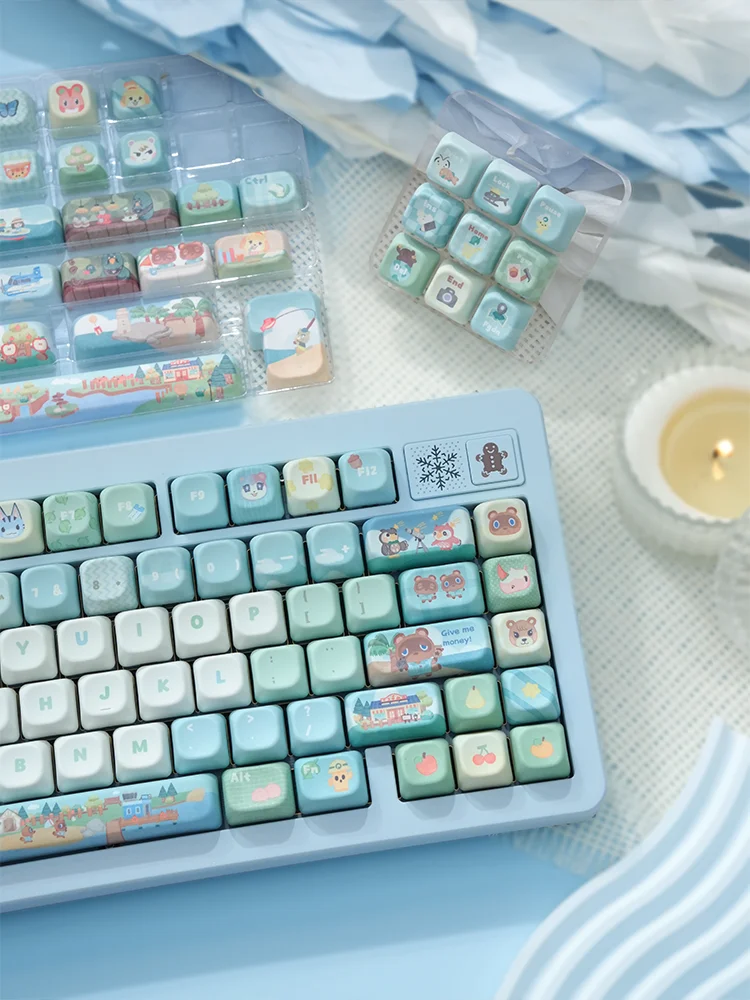 Animal Crossing Keycap SOA, настраиваемая клавиатура, милые периферийные товары для вентиляторов Shih Tzu Kiki Little Run
Animal Crossing Keycap SOA, настраиваемая клавиатура, милые периферийные товары для вентиляторов Shih Tzu Kiki Little Run