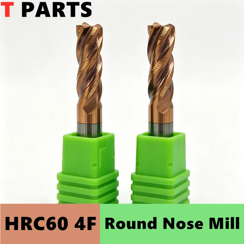 Straight Shank 4 Flute Tungsten Steel Round Nose Milling Cutter Tools Solid Carbide Corner Radius End Mill for CNC Machine
Straight Shank 4 Flute Tungsten Steel Round Nose Milling Cutter Tools Solid Carbide Corner Radius End Mill for CNC Machine