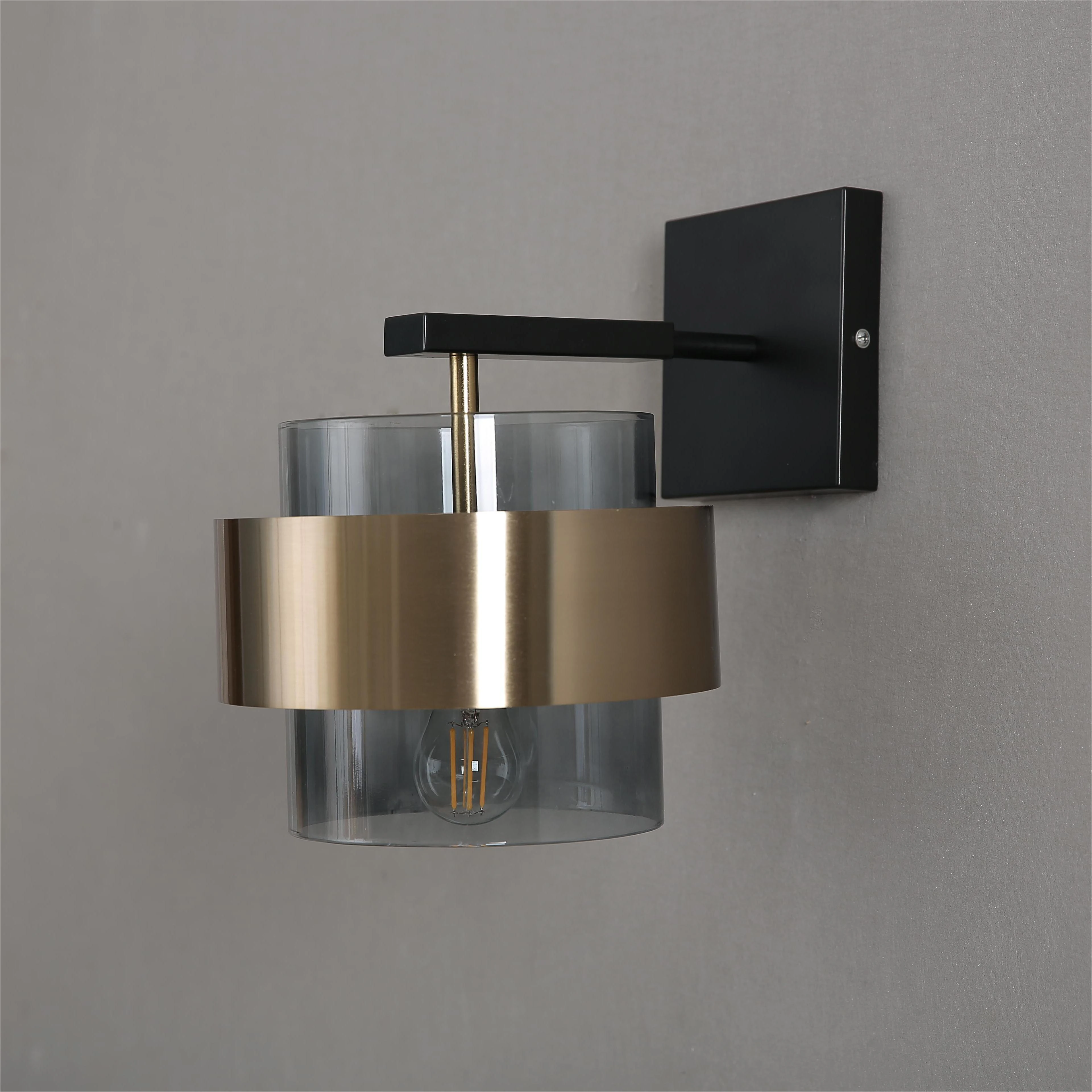 Modern Glass LED Wall Sconce Gold Cylindrical Wall Light Bedroom Wall lamp Living Room Dining Room Hanging Lamps Home Decor
Modern Glass LED Wall Sconce Gold Cylindrical Wall Light Bedroom Wall lamp Living Room Dining Room Hanging Lamps Home Decor