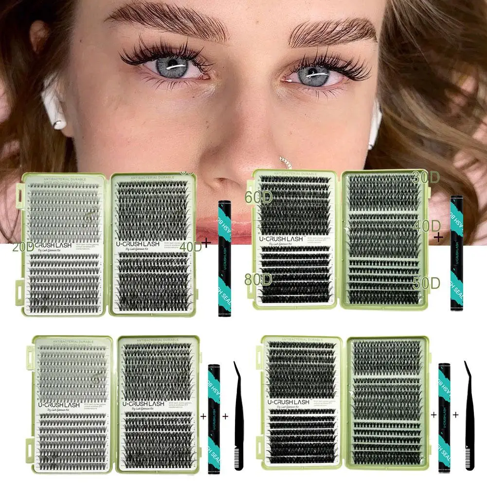 Glue-On False Eyelashes Set Mixed Styles Curled Tips -3D Voluminous Long Lasting Waterproof Soft Fiber Lashes For All Occasions
Glue-On False Eyelashes Set Mixed Styles Curled Tips -3D Voluminous Long Lasting Waterproof Soft Fiber Lashes For All Occasions