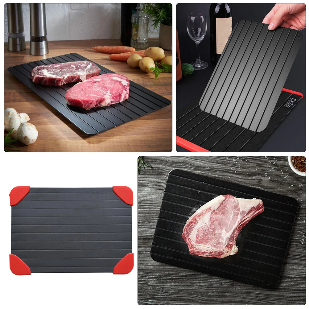 Thawing Tray Food Fast Defrosting Household Kitchen Accessory Plate Aluminum Alloy Board
Thawing Tray Food Fast Defrosting Household Kitchen Accessory Plate Aluminum Alloy Board