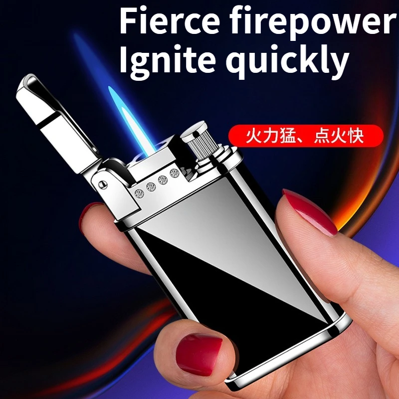 Windproof Blue Flame Direct Inflatable Lighter High End Trendy High Cigarette Accessories Beauty Gift Boyfriend
Windproof Blue Flame Direct Inflatable Lighter High End Trendy High Cigarette Accessories Beauty Gift Boyfriend