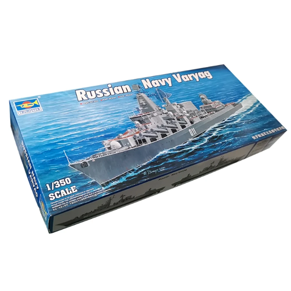 Trumpeter 04519 1/350 Scale Russian Varyag Slava Class Cruiser Toy Hobby Ship Military Assembly Plastic Model Building Kit
Trumpeter 04519 1/350 Scale Russian Varyag Slava Class Cruiser Toy Hobby Ship Military Assembly Plastic Model Building Kit