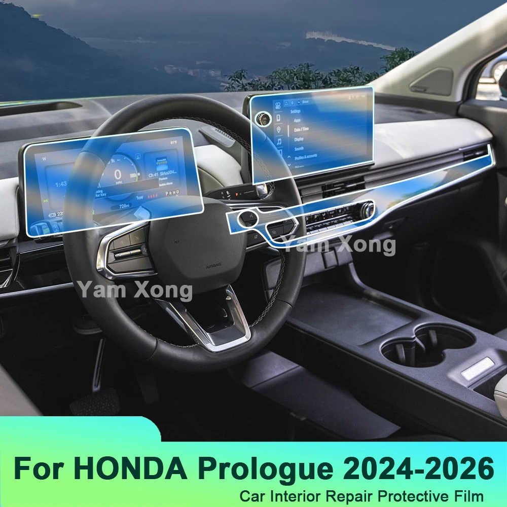 High Clear Protective Film For HONDA Prologue 2024-2026 Car Interior Touch Screen Dashboard Control Panel Anti-Scratch Sticker
High Clear Protective Film For HONDA Prologue 2024-2026 Car Interior Touch Screen Dashboard Control Panel Anti-Scratch Sticker