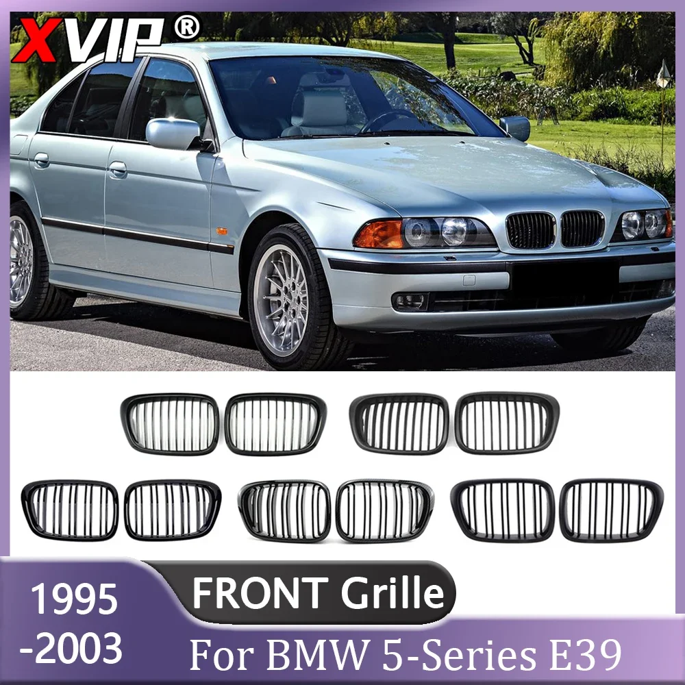 XVIP Matte Black Single Line Style Front Bumper Grille For BMW E39 525i 528i 530i 540i M5 95-03 M-Color Double Slat Upper Grills
XVIP Matte Black Single Line Style Front Bumper Grille For BMW E39 525i 528i 530i 540i M5 95-03 M-Color Double Slat Upper Grills