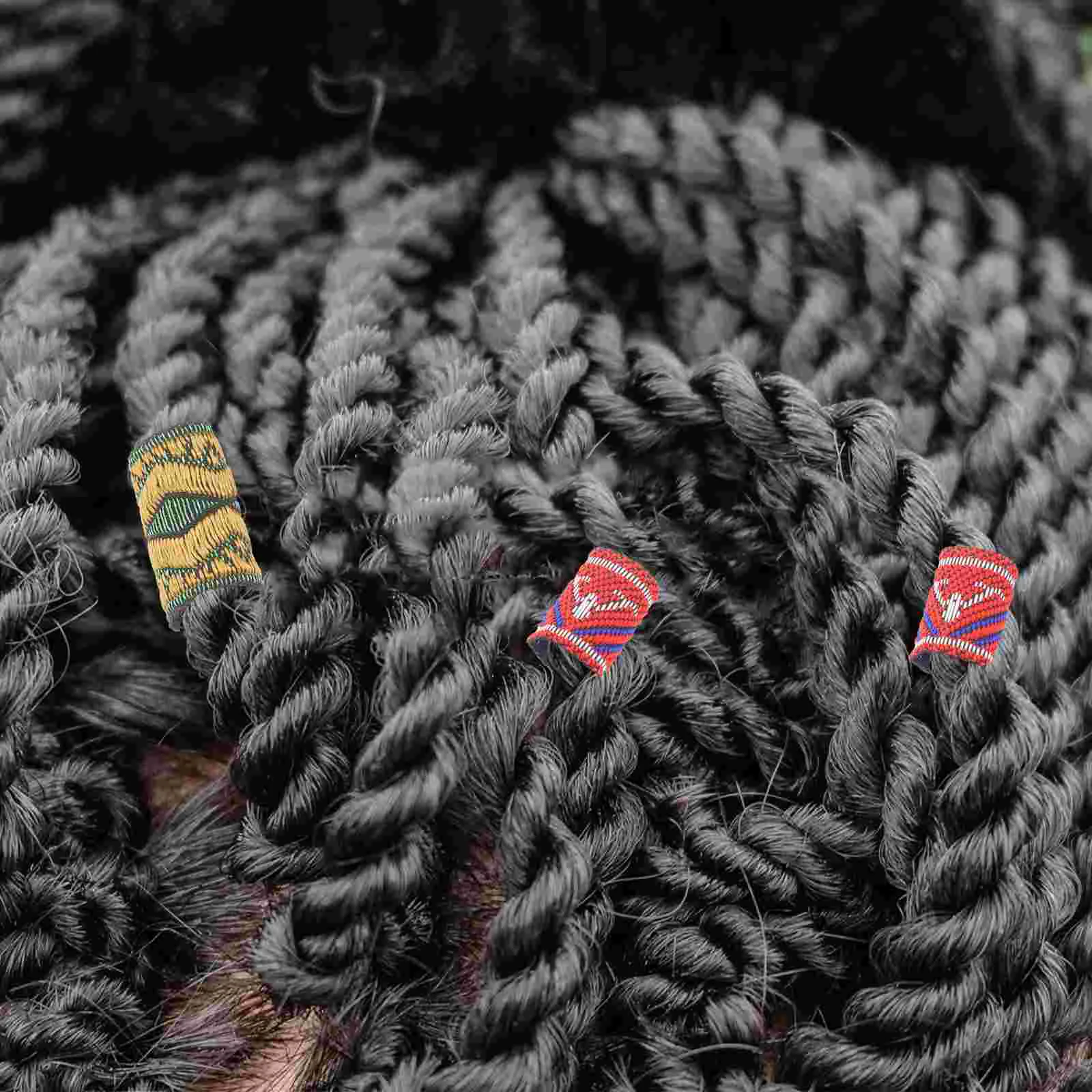 15 Pcs Dreadlock Colored Cloth Hair Ring Dreadlocks Cuffs Gold Clips to Weave Braid Rings Fabric Filigree Tube Women's
15 Pcs Dreadlock Colored Cloth Hair Ring Dreadlocks Cuffs Gold Clips to Weave Braid Rings Fabric Filigree Tube Women's