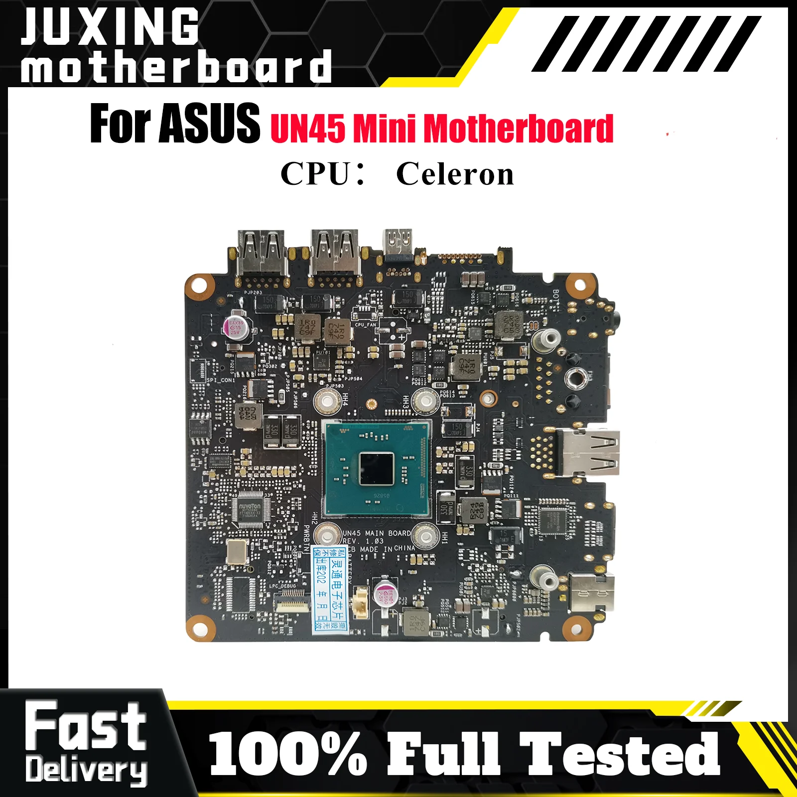 Материнская плата для ноутбука UN45 для ASUS VivoMini UN45, материнская плата для ноутбука с процессором Celeron, 100% тестирование, ОК, быстрая доставка, высокое качество
Материнская плата для ноутбука UN45 для ASUS VivoMini UN45, материнская плата для ноутбука с процессором Celeron, 100% тестирование, ОК, быстрая доставка, высокое качество