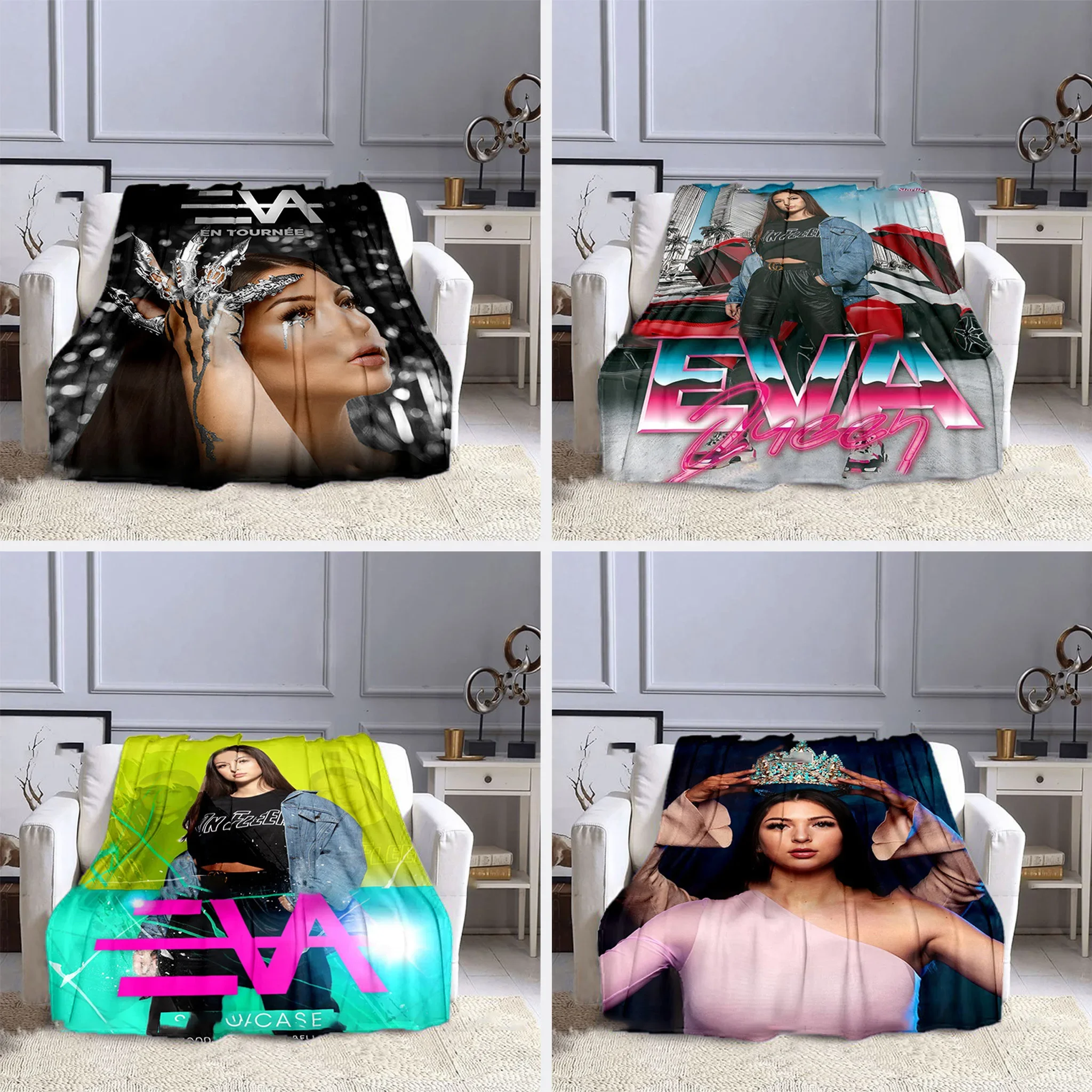 Одеяло из ЭВА, модное тонкое фланелевое одеяло с 3D рисунком, для дома, путешествий, офиса
Одеяло из ЭВА, модное тонкое фланелевое одеяло с 3D рисунком, для дома, путешествий, офиса
