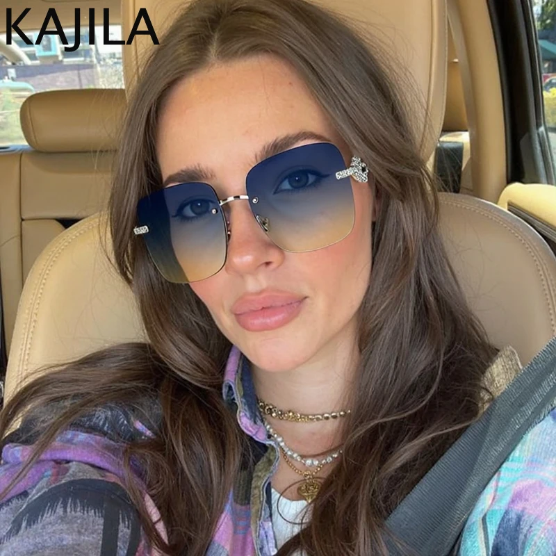 Oversized Rimless Square Sunglasses Women 2025 Luxury Brand Vintage Punk Frameless Sun Glasses For Ladies Metal Eyewwear Shades
Oversized Rimless Square Sunglasses Women 2025 Luxury Brand Vintage Punk Frameless Sun Glasses For Ladies Metal Eyewwear Shades