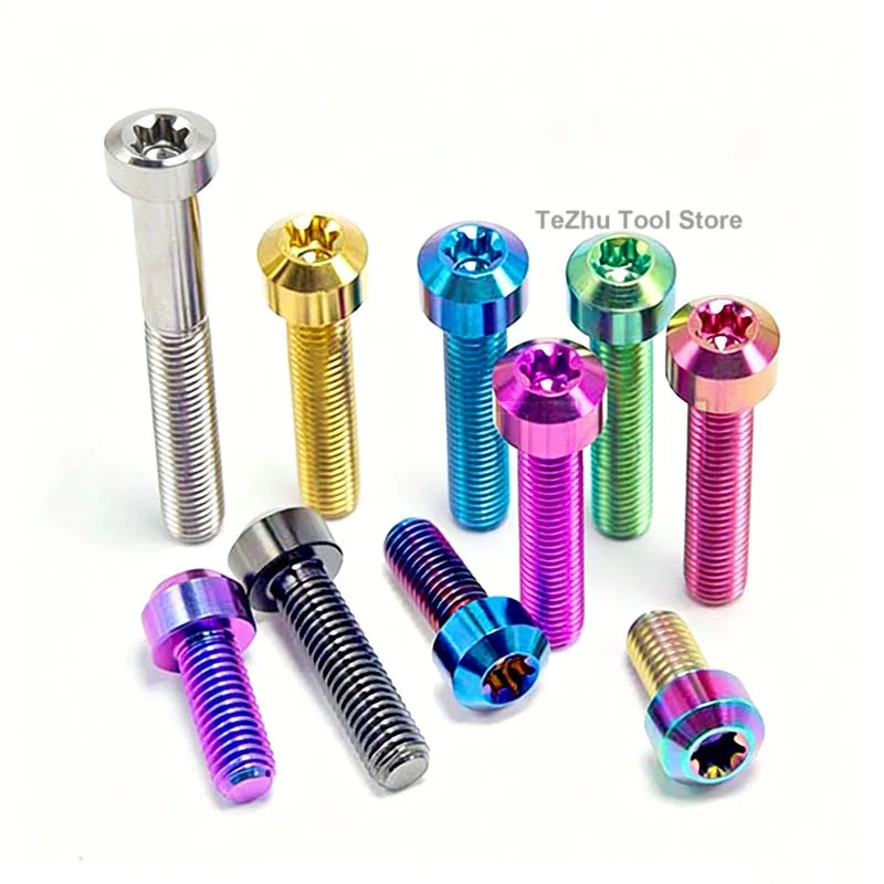 1pc TC4 Titanium Alloy M6 x 10 15 20 25 30 35~100mm Cylindrical Inner Plum Blossom Screw Motorcycle Modification
1pc TC4 Titanium Alloy M6 x 10 15 20 25 30 35~100mm Cylindrical Inner Plum Blossom Screw Motorcycle Modification