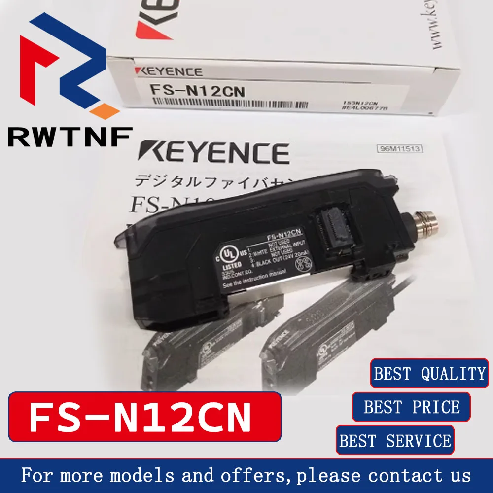 Brand New Genuine FS-N12CN KEYENCE digital fiber optic sensor, 100% original
Brand New Genuine FS-N12CN KEYENCE digital fiber optic sensor, 100% original