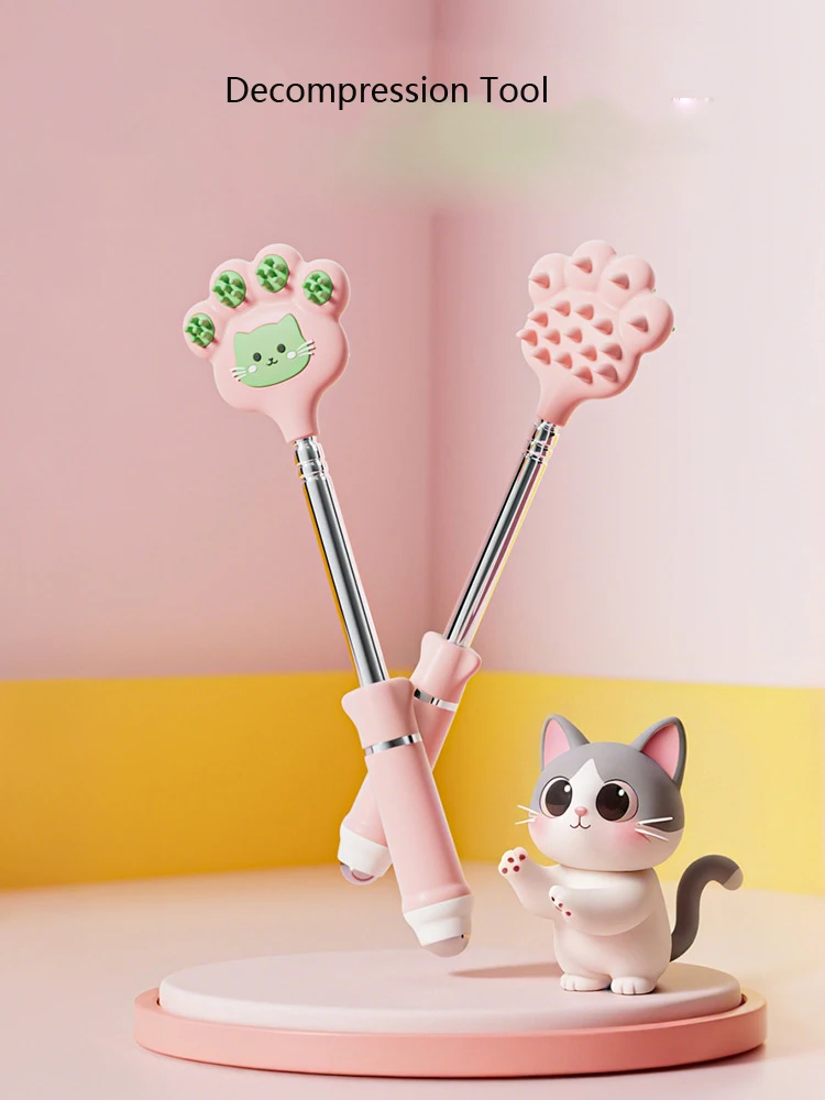 Retractable Cat Paw Back Scratcher Cute Cartoon Extendable Back Scratcher Tool Itch Relief for Adults Kids Portable Scratcher
Retractable Cat Paw Back Scratcher Cute Cartoon Extendable Back Scratcher Tool Itch Relief for Adults Kids Portable Scratcher