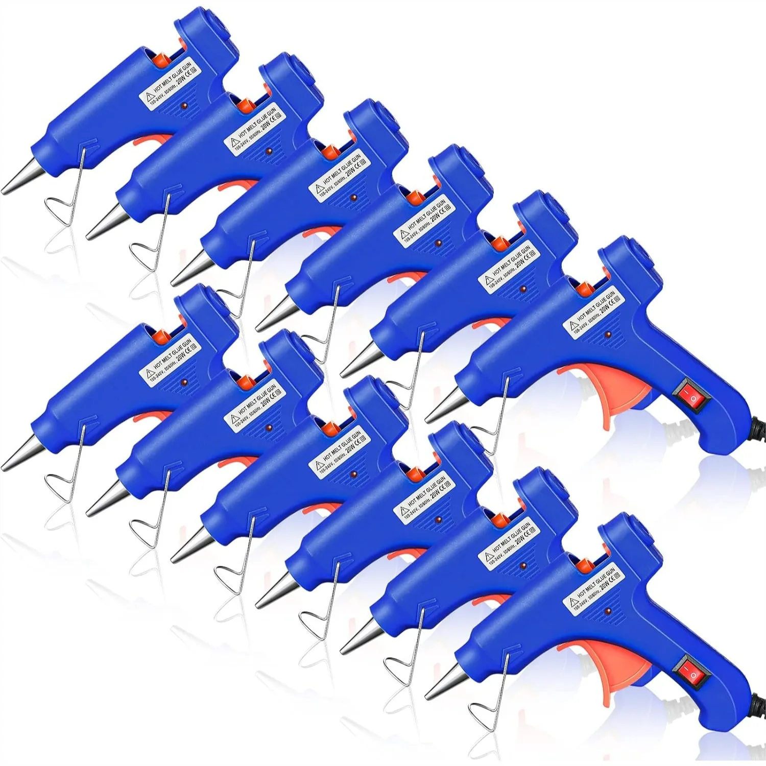 12 Mini Hot Glue Guns Fast Preheating Easy Squeeze Trigger for School DIY Arts Crafts
12 Mini Hot Glue Guns Fast Preheating Easy Squeeze Trigger for School DIY Arts Crafts