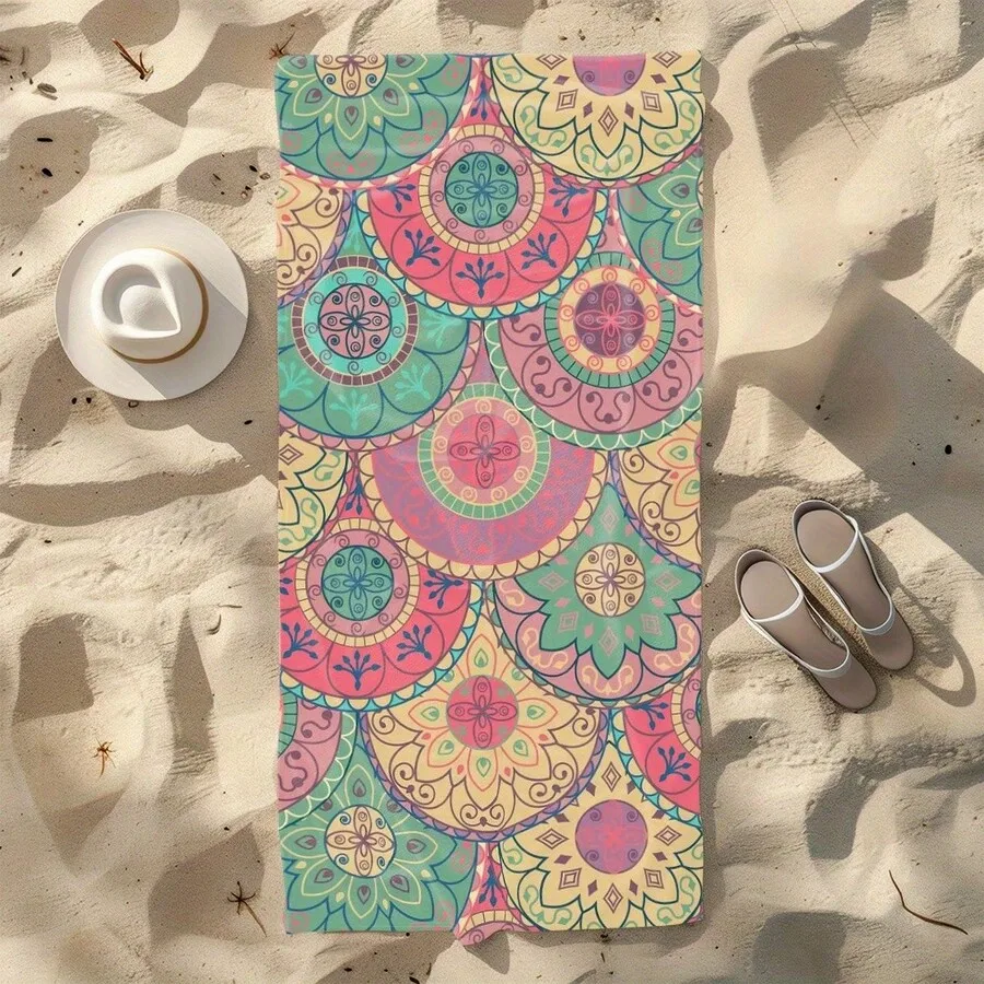 Vibrant Mandala Microfiber Beach Towel Quick Dry Absorbent Sand Proof For Swimming Camping Yoga
Vibrant Mandala Microfiber Beach Towel Quick Dry Absorbent Sand Proof For Swimming Camping Yoga
