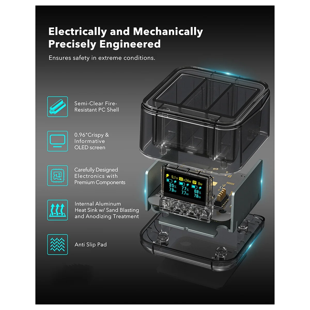A02R For GoPro Hero 13 Battery Charger 1900 MAh Power Fast Charging Hub with Display for Go Pro Hero 13 Accessories
A02R For GoPro Hero 13 Battery Charger 1900 MAh Power Fast Charging Hub with Display for Go Pro Hero 13 Accessories