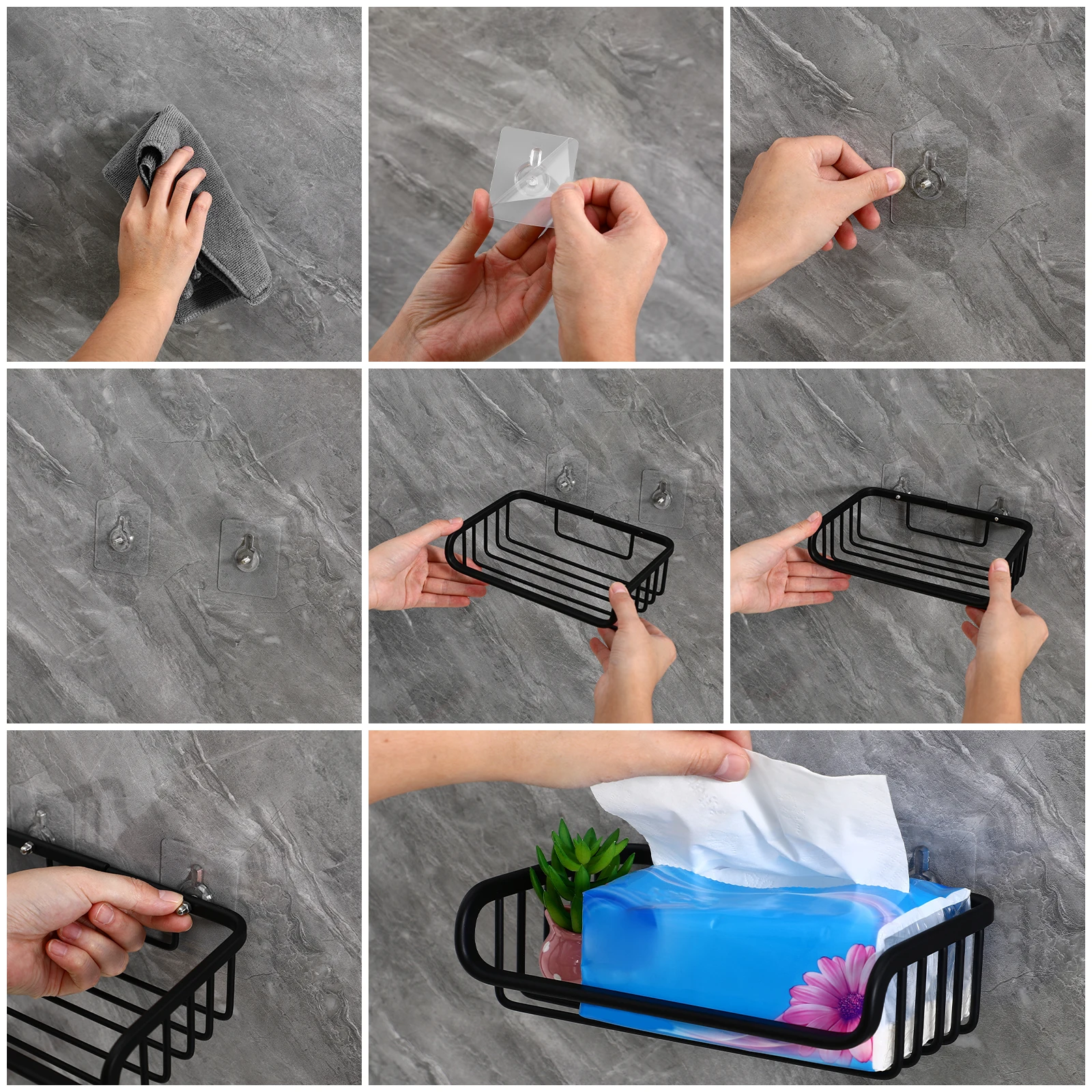 Toilet Paper Holder Shelf Wall Mount Bathroom Stand Storage Rack Organizer Without Drilling Strong
Toilet Paper Holder Shelf Wall Mount Bathroom Stand Storage Rack Organizer Without Drilling Strong