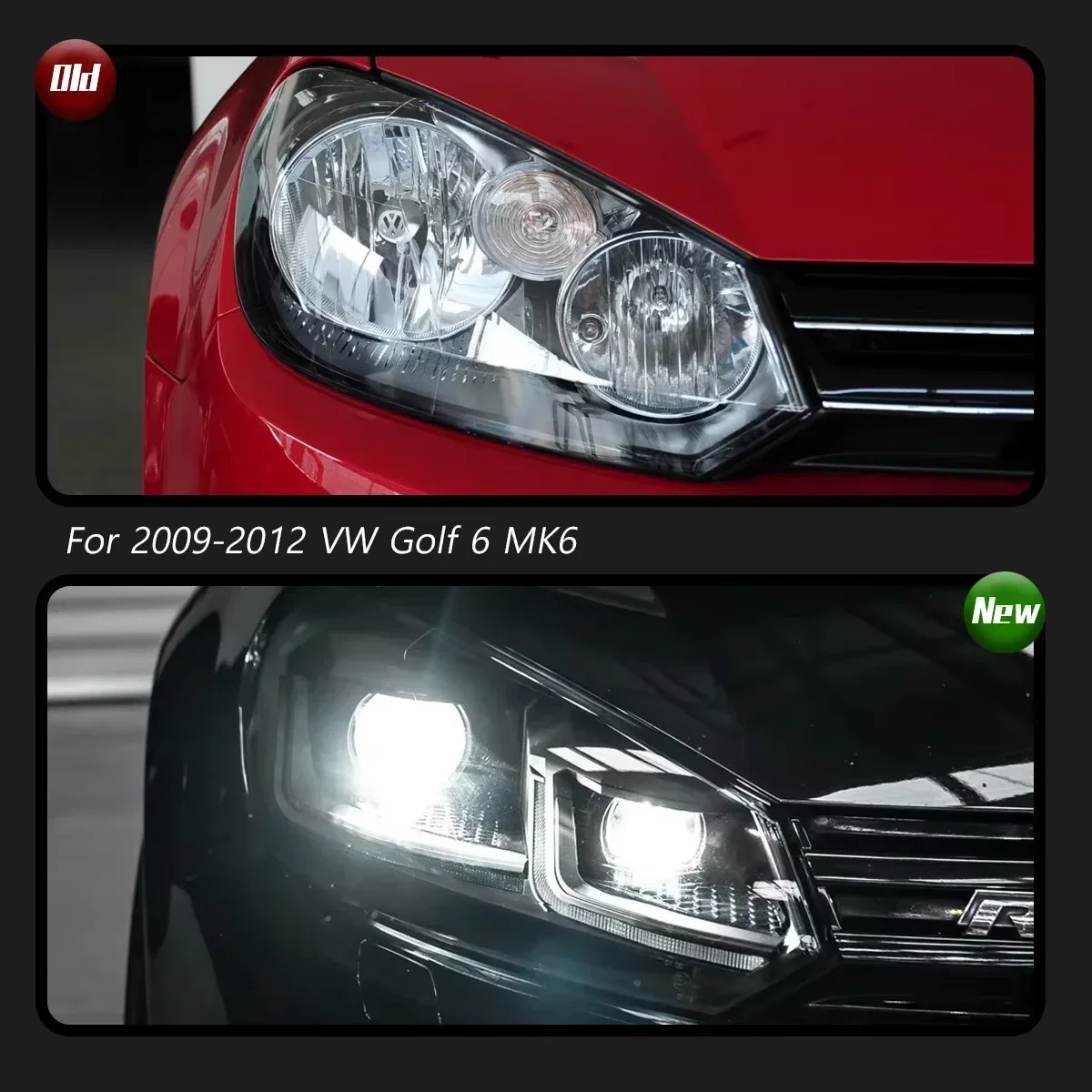 Автомобильные фары TYPY для VW Golf 6, фары Mk6 2009-2012, светодиодные фары для проектора, дневные ходовые огни, автомобильные аксессуары
Автомобильные фары TYPY для VW Golf 6, фары Mk6 2009-2012, светодиодные фары для проектора, дневные ходовые огни, автомобильные аксессуары