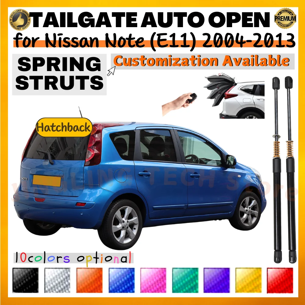Qty(2) Trunk Struts with Spring for Nissan Note (E11) Hatchback 2004-2013 590mm Rear Tailgate Boot Lift Supports Shock Absorbers
Qty(2) Trunk Struts with Spring for Nissan Note (E11) Hatchback 2004-2013 590mm Rear Tailgate Boot Lift Supports Shock Absorbers