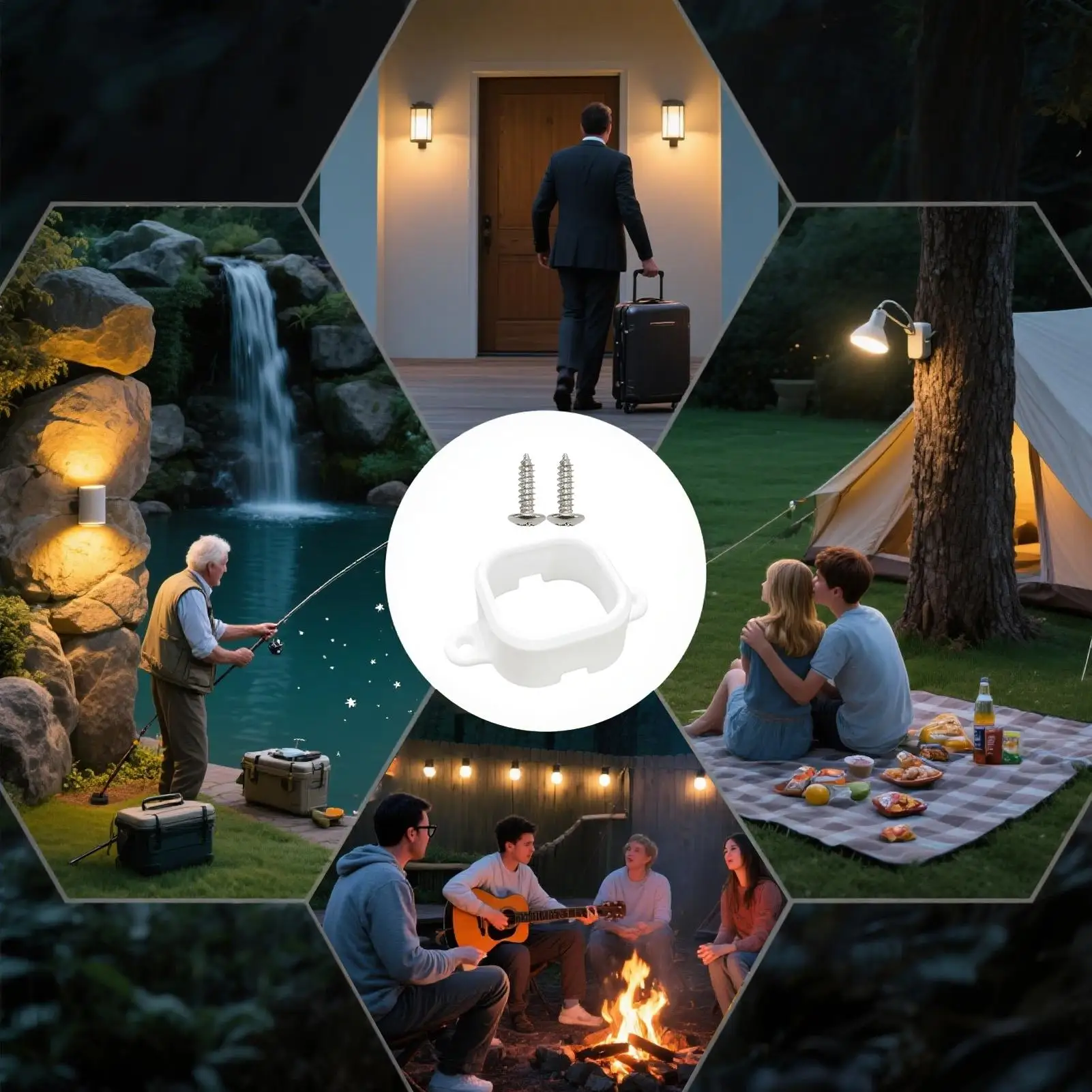 Кронштейн для наружного освещения, 10 шт., монтажный кронштейн для садового светильника с 20 винтами, водонепроницаемый крепежный зажим для стены дорожки
Кронштейн для наружного освещения, 10 шт., монтажный кронштейн для садового светильника с 20 винтами, водонепроницаемый крепежный зажим для стены дорожки