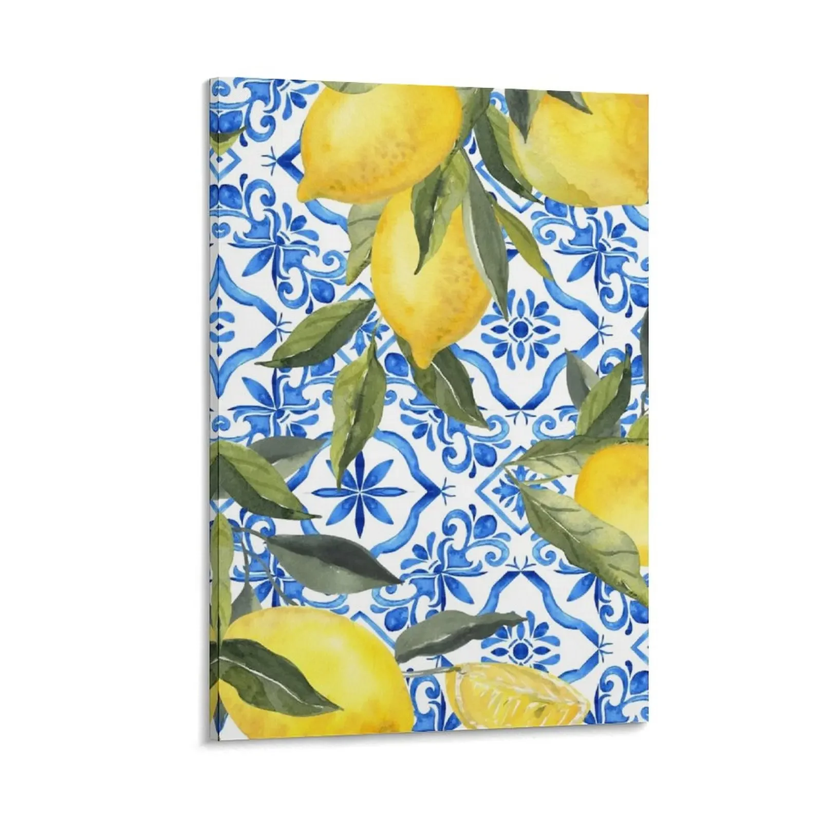 Lemons on Blue Tiles Canvas Painting house decoration wall art Decoration pictures room wall Decoration wall
Lemons on Blue Tiles Canvas Painting house decoration wall art Decoration pictures room wall Decoration wall