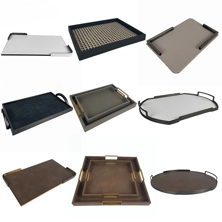European modern leather tray ornament model room hotel exhibition hall study living room storage ornament tray jewelry 
European modern leather tray ornament model room hotel exhibition hall study living room storage ornament tray jewelry