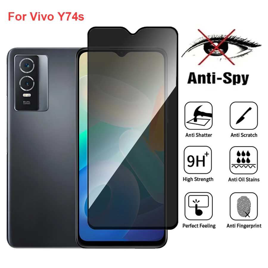 For Vivo Y74s V2009A Anti Spy Privacy Tempered Glass Screen Protector Compatible For VivoY74s Full Cover Screen Phone Film
For Vivo Y74s V2009A Anti Spy Privacy Tempered Glass Screen Protector Compatible For VivoY74s Full Cover Screen Phone Film