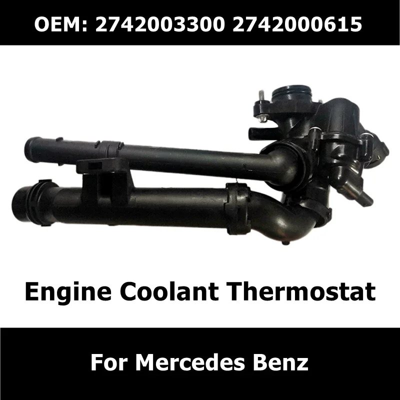 2742000015 2742003300 2742000615 Engine Coolant Thermostat For Mercedes Benz C200 C180 C300 CLS260 GLC200 E200 E250
2742000015 2742003300 2742000615 Engine Coolant Thermostat For Mercedes Benz C200 C180 C300 CLS260 GLC200 E200 E250
