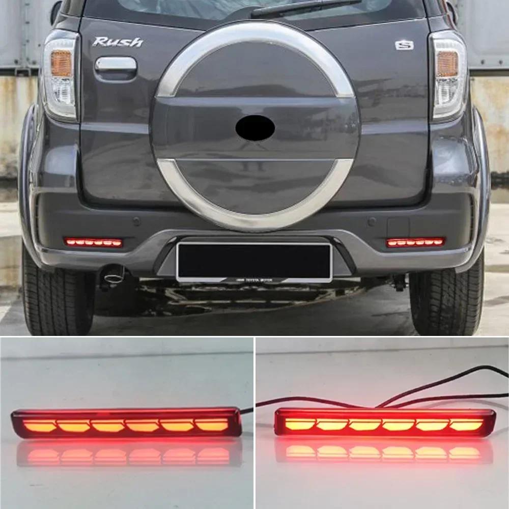 New! Car LED Rear Bumper Lamps For Toyota Wigo Agya Ayla 2018 2019 2020 2021 Fog Lamps Brake Turn Signal Reflector light
New! Car LED Rear Bumper Lamps For Toyota Wigo Agya Ayla 2018 2019 2020 2021 Fog Lamps Brake Turn Signal Reflector light