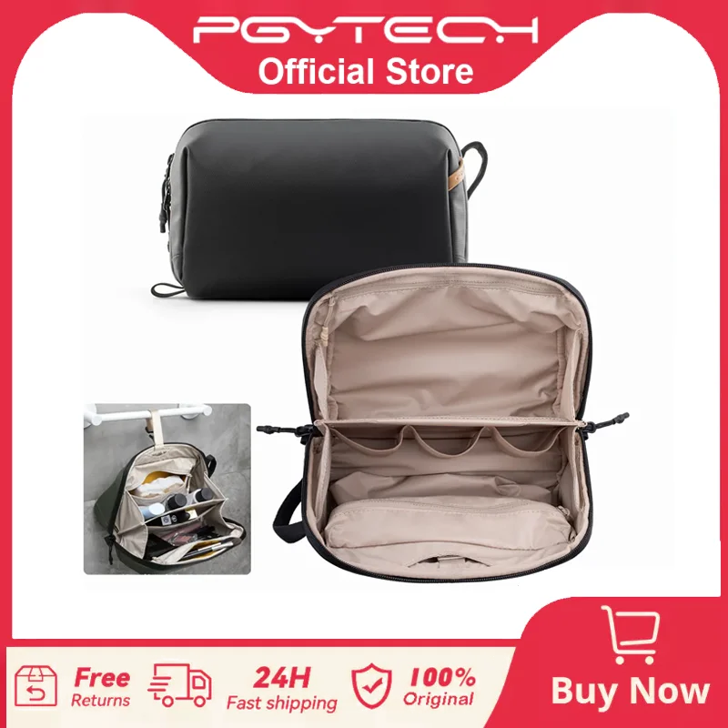 PGYTECH Wash Pouch Hanging Toiletry Bag for Men, Waterproof Dopp Kit Travel Makeup Bag Organizer for Toiletries & Cosmetics
PGYTECH Wash Pouch Hanging Toiletry Bag for Men, Waterproof Dopp Kit Travel Makeup Bag Organizer for Toiletries & Cosmetics
