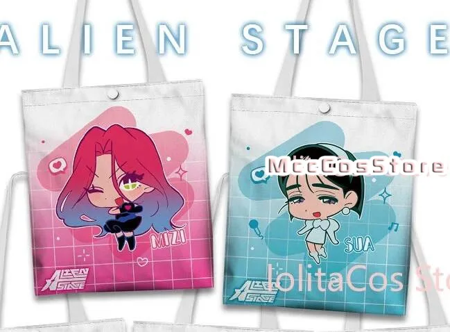 Alien Stage Till Ivan Luka Sua Mizi Hyuna Canvas Cosplay Q-Version Printed Shoulder Bag Large Capacity Gift Birthday Itabag
Alien Stage Till Ivan Luka Sua Mizi Hyuna Canvas Cosplay Q-Version Printed Shoulder Bag Large Capacity Gift Birthday Itabag