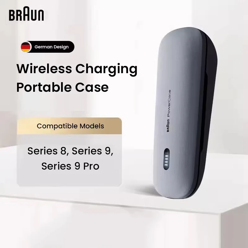 Braun 9585PC Wireless Charging Case Portable Leather Thicken Shell Dustproof Travel Box for Braun 8/9/9Pro Series Electric Razor
Braun 9585PC Wireless Charging Case Portable Leather Thicken Shell Dustproof Travel Box for Braun 8/9/9Pro Series Electric Razor