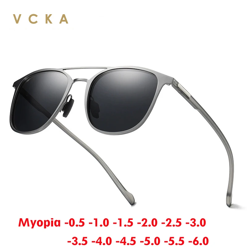 VCKA модные солнцезащитные очки для близорукости, поляризационные женские и мужские очки в оправе UV400, очки по рецепту для вождения, от -0,50 до -6,0
VCKA модные солнцезащитные очки для близорукости, поляризационные женские и мужские очки в оправе UV400, очки по рецепту для вождения, от -0,50 до -6,0