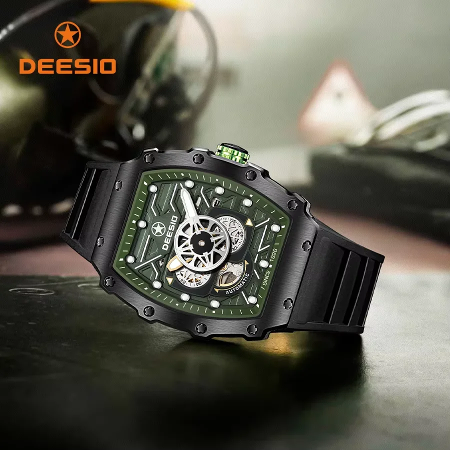 Deesio Design Mechanical Watch D503B Luxury Men Automatic Movement Watches Stainless Steel Case Luminous Waterproof Wristwatch
Deesio Design Mechanical Watch D503B Luxury Men Automatic Movement Watches Stainless Steel Case Luminous Waterproof Wristwatch