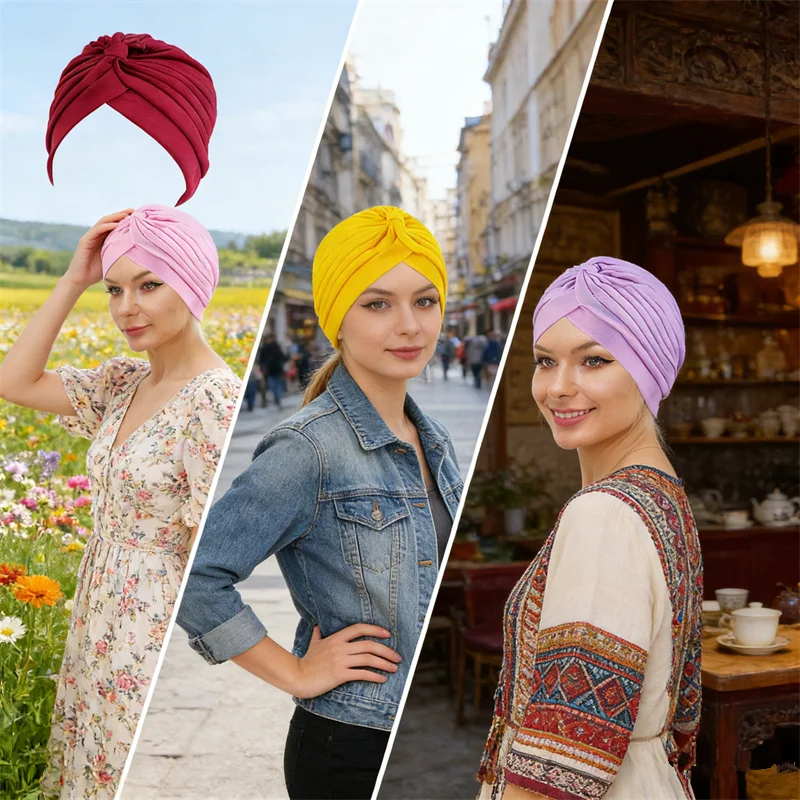 2026 Fashion Turban Cap for Women Soft Muslim Hats Female Inner Caps Solid Arab Indian Bonnet Wrap Head Scarf Hat Chemo Cancer
2026 Fashion Turban Cap for Women Soft Muslim Hats Female Inner Caps Solid Arab Indian Bonnet Wrap Head Scarf Hat Chemo Cancer
