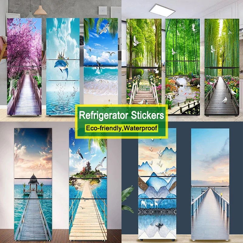 Seaside Beach Fridge Sticker Door Cover Scenery Refrigerator Wallpaper Self adhesive Stickers PVC Full Freezer Decal Art Mural
Seaside Beach Fridge Sticker Door Cover Scenery Refrigerator Wallpaper Self adhesive Stickers PVC Full Freezer Decal Art Mural