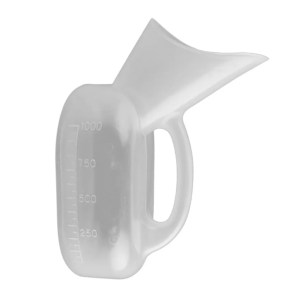 2Pcs Female Portable Urinal Thickened Plastic 1000Ml Graduated Measurement Chamber Pot for Hospital Home Travel Bedridden Use
2Pcs Female Portable Urinal Thickened Plastic 1000Ml Graduated Measurement Chamber Pot for Hospital Home Travel Bedridden Use