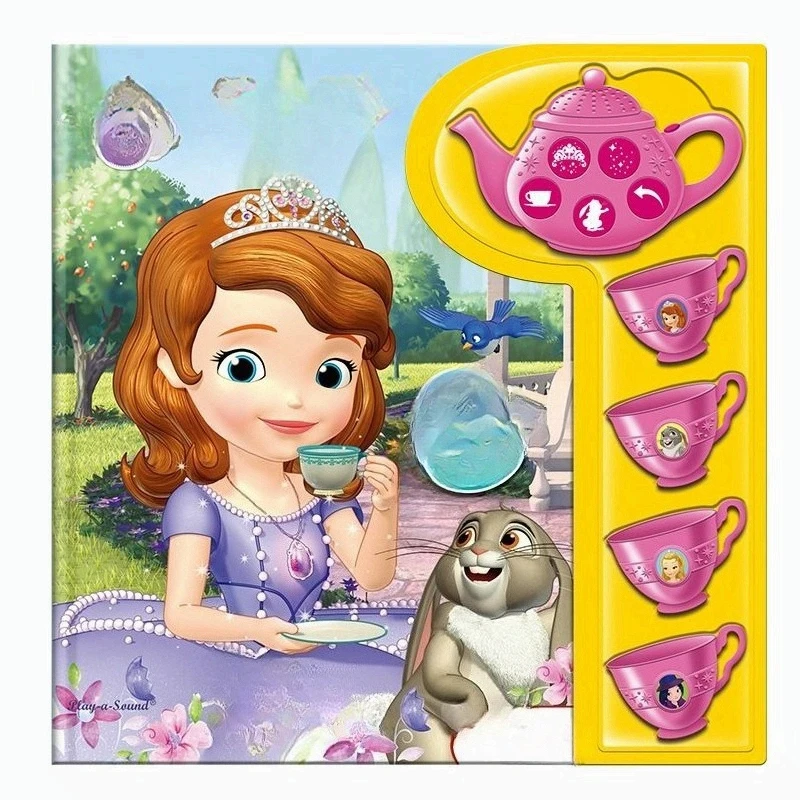 Cute Sofia The First Princess Sofia Afternoon Tea Sound Book Interactive Talking Press and Listen Fashion Trend Storybook Toy
Cute Sofia The First Princess Sofia Afternoon Tea Sound Book Interactive Talking Press and Listen Fashion Trend Storybook Toy