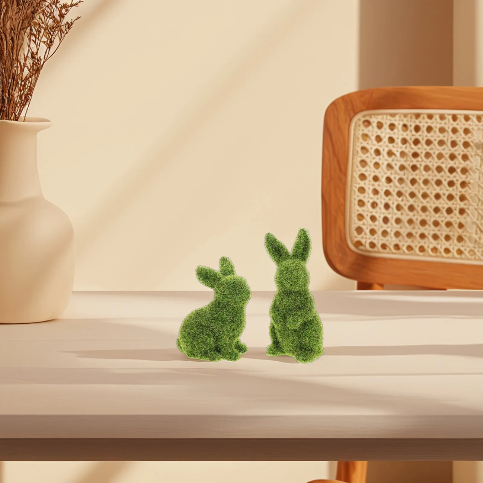 2Pcs Green Rabbit Sculpture Cute Bunny Craft for Home Garden Wedding Festival Photo Prop Indoor Outdoor Decor Bunny Decor
2Pcs Green Rabbit Sculpture Cute Bunny Craft for Home Garden Wedding Festival Photo Prop Indoor Outdoor Decor Bunny Decor