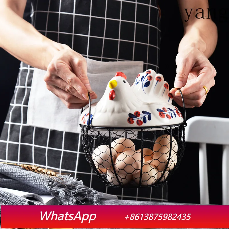 LMM Home Creative Storage Home Storage Basket Ceramic Kitchen Storage Basket
LMM Home Creative Storage Home Storage Basket Ceramic Kitchen Storage Basket