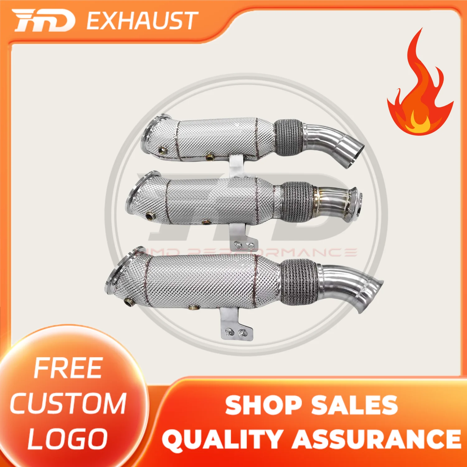 HMD Exhaust Exclusive Customization Three Interfaces Downpipe For BMW B58 3.0T With Catalytic Converter Pipe Auto Parts
HMD Exhaust Exclusive Customization Three Interfaces Downpipe For BMW B58 3.0T With Catalytic Converter Pipe Auto Parts