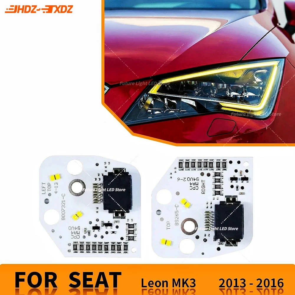 Yellow Blue Red DRL LED Boards Daylight For Seat Leon MK3 Cupra 2013-2016 Car Headlight Daytime Running Light Module 5F0941475
Yellow Blue Red DRL LED Boards Daylight For Seat Leon MK3 Cupra 2013-2016 Car Headlight Daytime Running Light Module 5F0941475