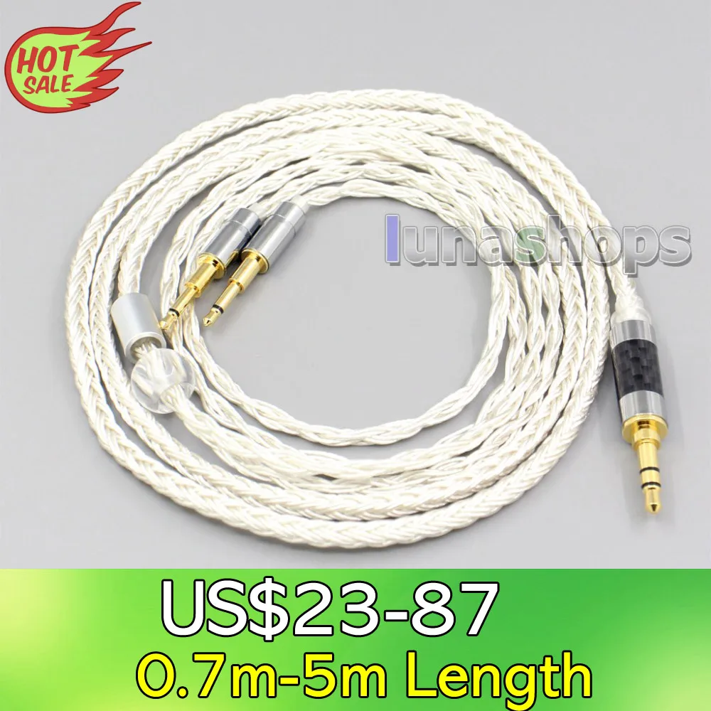 LN007051 16 Core OCC Silver Plated Headphone Cable For Hifiman HE560 HE-350 HE1000 Headphone 2.5mm pin
LN007051 16 Core OCC Silver Plated Headphone Cable For Hifiman HE560 HE-350 HE1000 Headphone 2.5mm pin