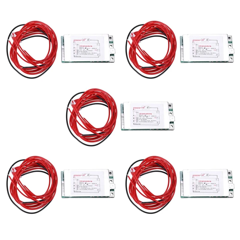 B06C-5X 7S 24V 15A Защитная плата литиевой батареи BMS PCB плата для электрического скутера E-Bike
B06C-5X 7S 24V 15A Защитная плата литиевой батареи BMS PCB плата для электрического скутера E-Bike