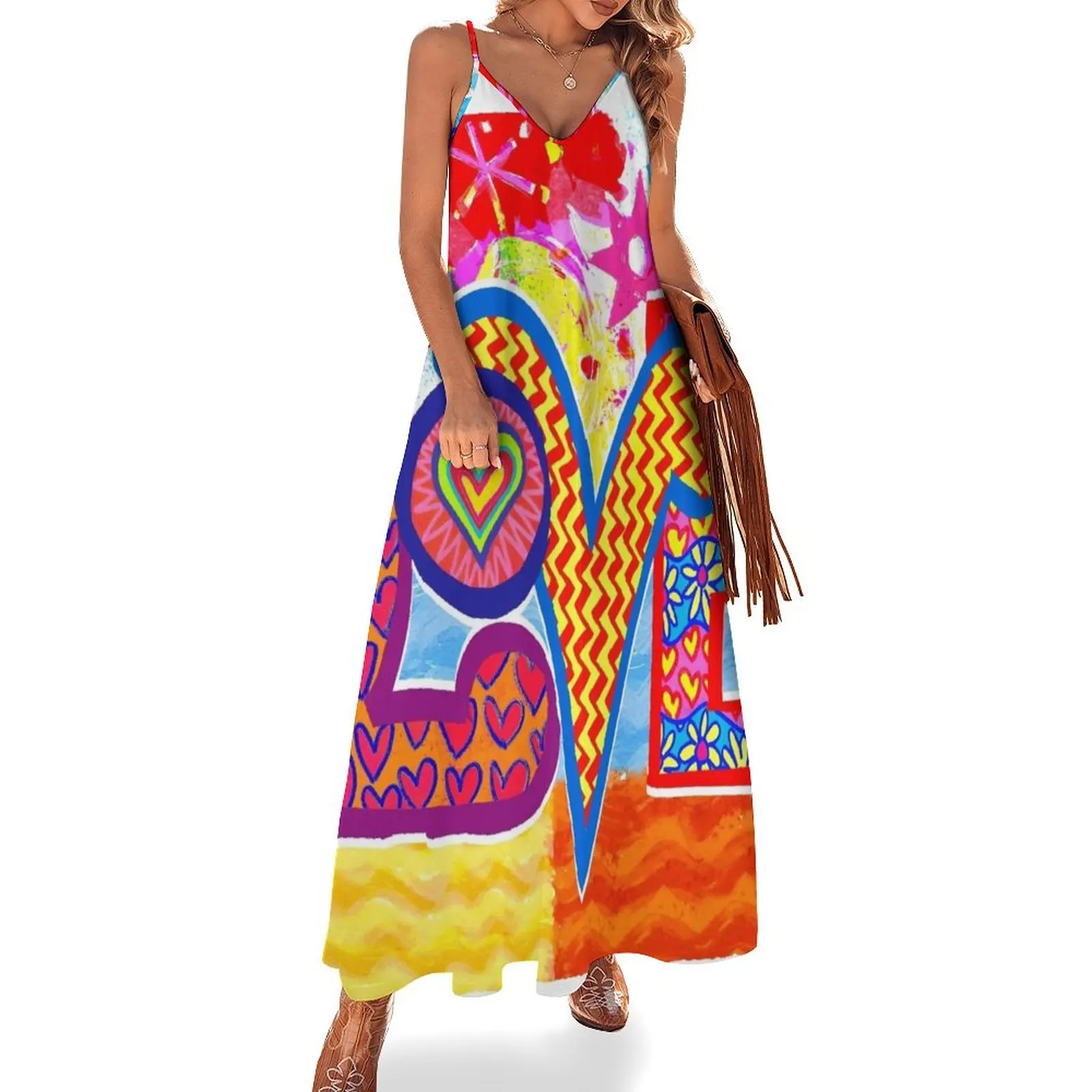 LOVE 2 Sleeveless Long Dress luxury woman party dress summer dresses women 2025 Dress
LOVE 2 Sleeveless Long Dress luxury woman party dress summer dresses women 2025 Dress