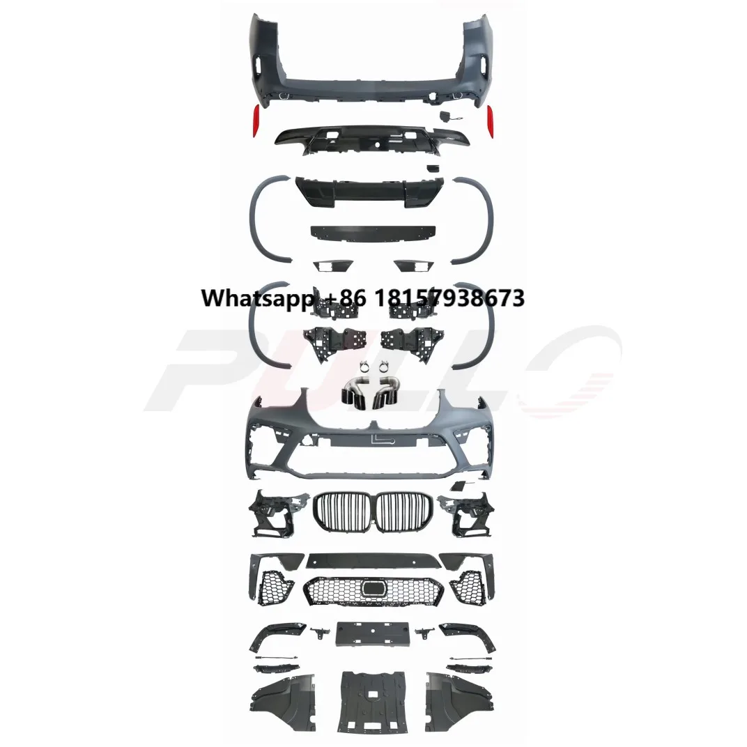 Auto Spare Parts Suitable for X5 G05 2019-2022 Modified to X5M Model Contain Front and Rear Bumper with Grille Rear Lip
Auto Spare Parts Suitable for X5 G05 2019-2022 Modified to X5M Model Contain Front and Rear Bumper with Grille Rear Lip