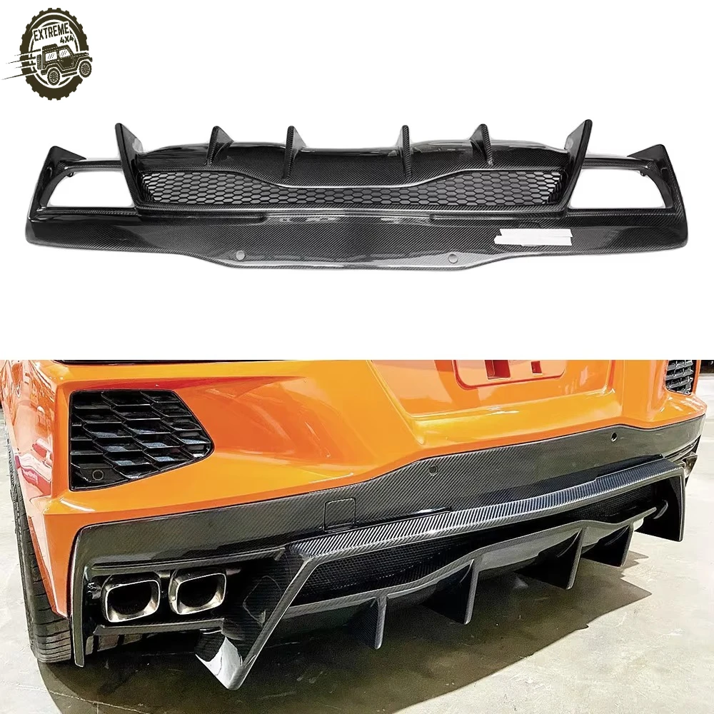 Carbon Fiber A Style Rear Bumper Diffuser Lip for Chevrolet Corvette C8 Stingray Rear Diffuser
Carbon Fiber A Style Rear Bumper Diffuser Lip for Chevrolet Corvette C8 Stingray Rear Diffuser