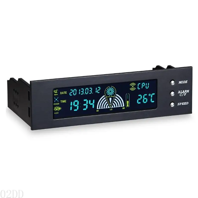 AP28 5.86" Fan Speed Controller - PC Computer Fan Controller Temperature Controller Front Panel Date for Time Temperature Dis
AP28 5.86" Fan Speed Controller - PC Computer Fan Controller Temperature Controller Front Panel Date for Time Temperature Dis