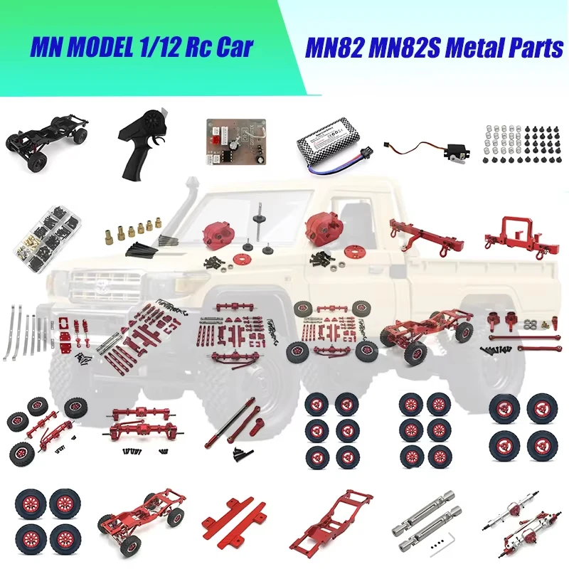 Upgraded MN82 MN82S Metal Parts Pick Up 2.4G 4WD Off-road Crawler Remote Control Vehicle Toys for Children Kids MN MODEL
Upgraded MN82 MN82S Metal Parts Pick Up 2.4G 4WD Off-road Crawler Remote Control Vehicle Toys for Children Kids MN MODEL