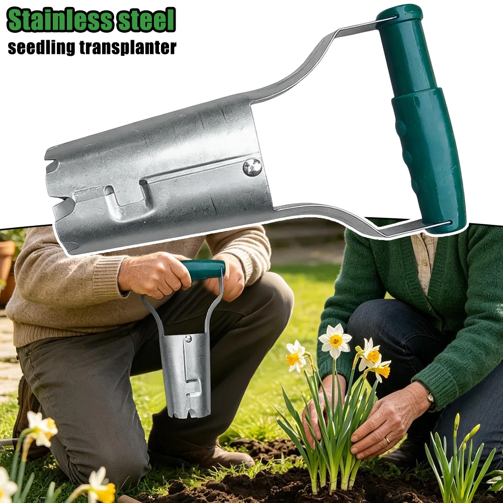Garden Seedling Transplanting Tool Stainless Steel Dibber with Depth Mark Upgraded Soil Hole Maker for Vegetable Flower Pot
Garden Seedling Transplanting Tool Stainless Steel Dibber with Depth Mark Upgraded Soil Hole Maker for Vegetable Flower Pot