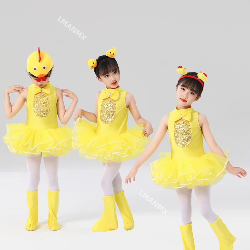Little Yellow Chicken Cartoon Animal Performance Dress Kindergarten Cheer Duck Yarn Skirt Modern Dance Dress
Little Yellow Chicken Cartoon Animal Performance Dress Kindergarten Cheer Duck Yarn Skirt Modern Dance Dress